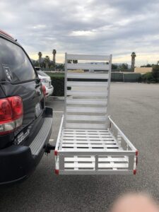 Aluminum Hitch Mount Wheelchair/Mobility Carrier