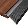 Aluminum Threshold Ramp 1.6in. ft. Non-Slip Beveled Edging Black Finish Heavy-Duty for Floor Transition 1pcs