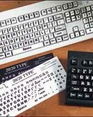Large Print Keyboard Labels