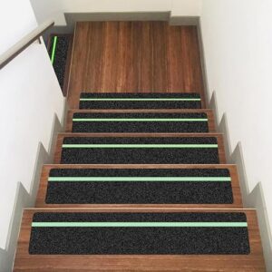 10 Pack 4″ x 30″ Glow in Dark Anti Slip Traction Treads with Roller