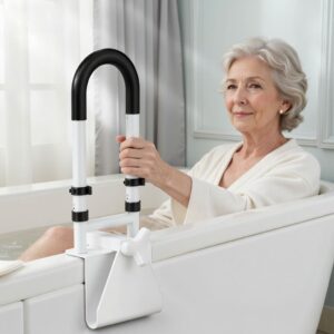 Adjustable Bathtub Safety Rail