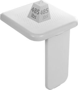Folding Shower Seat Wall Mounted 485 LBS Load-Bearing
