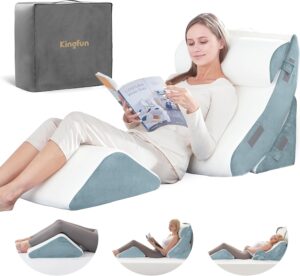 Bed Wedge Pillow with Leg Support
